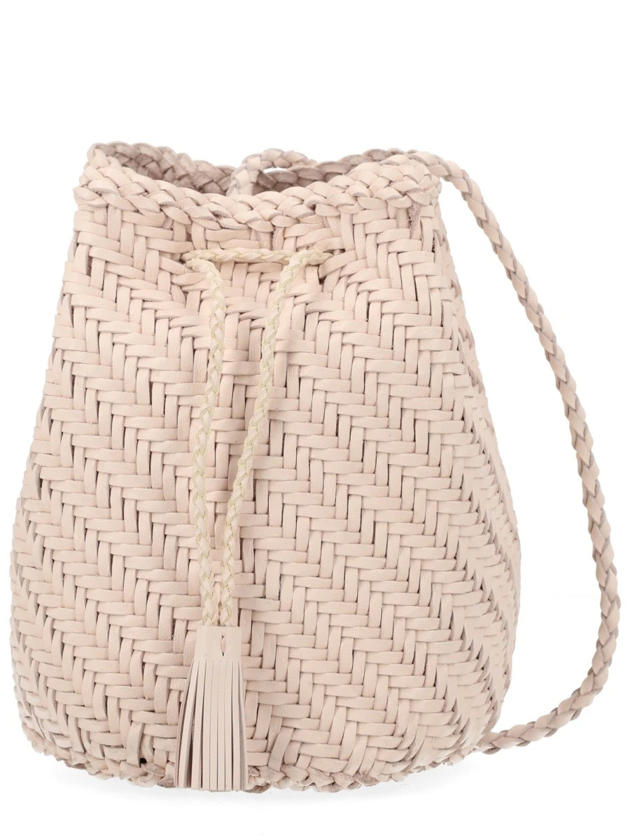BORSA "POMPOM DOUBLE JUMP TAN".webp