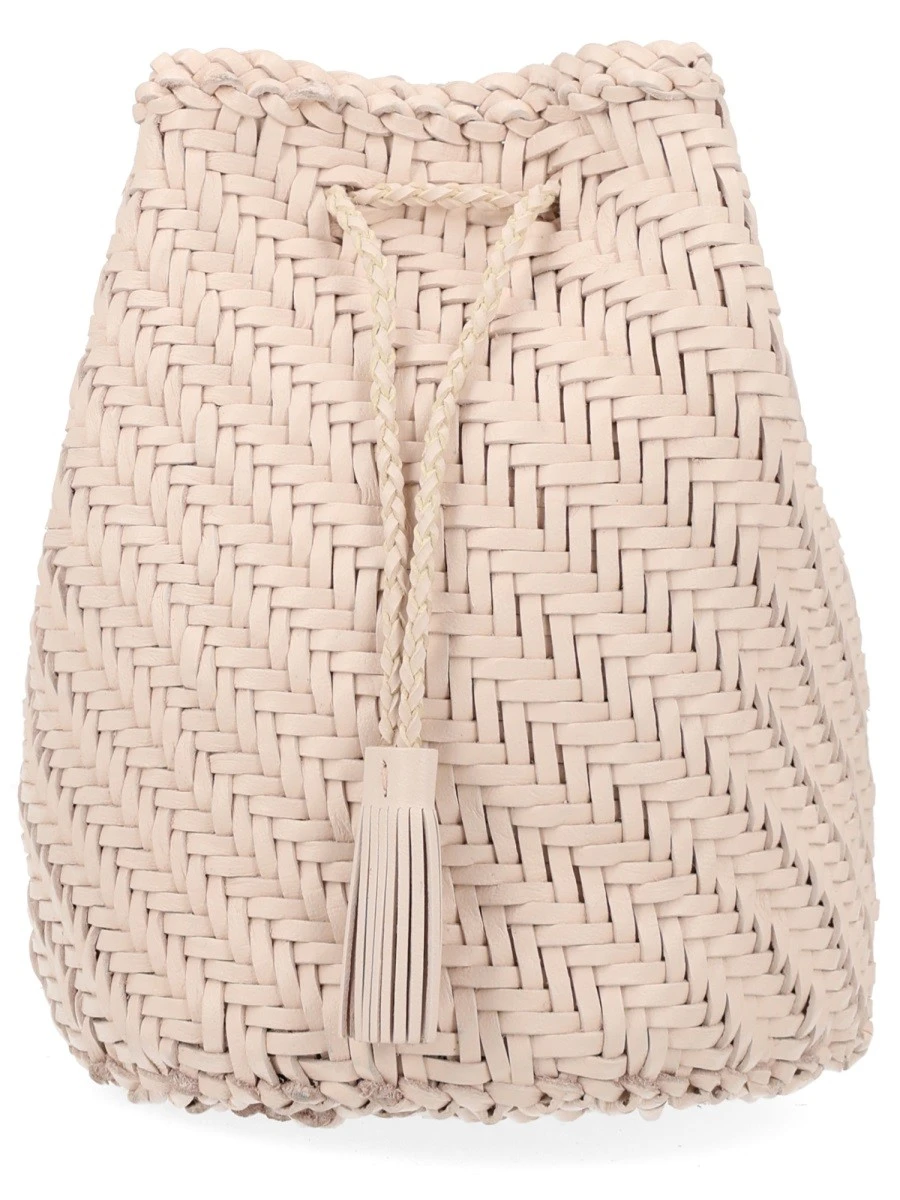 BORSA "POMPOM DOUBLE JUMP TAN".webp