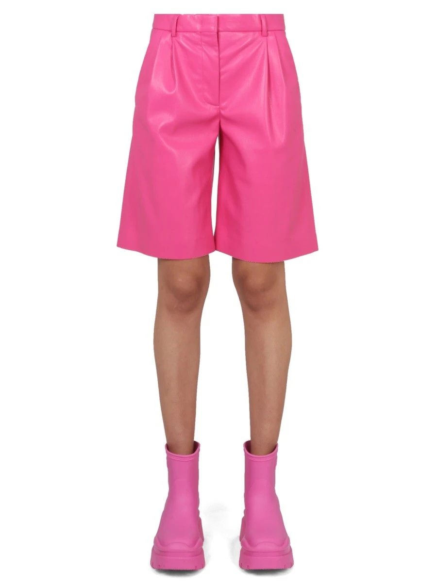 FAUX LEATHER BERMUDA SHORTS.webp