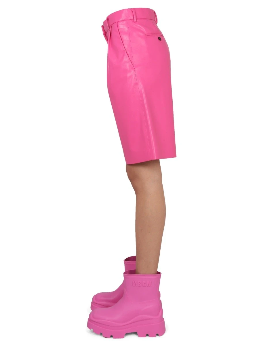 FAUX LEATHER BERMUDA SHORTS.webp