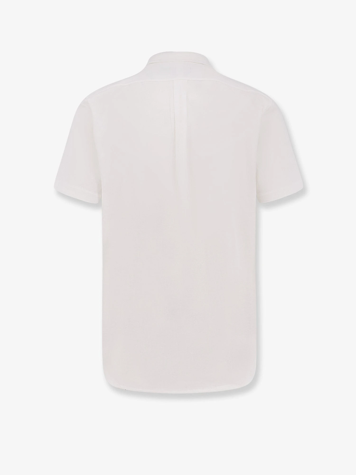 Cotton shirt with embroidered logo on the front.webp