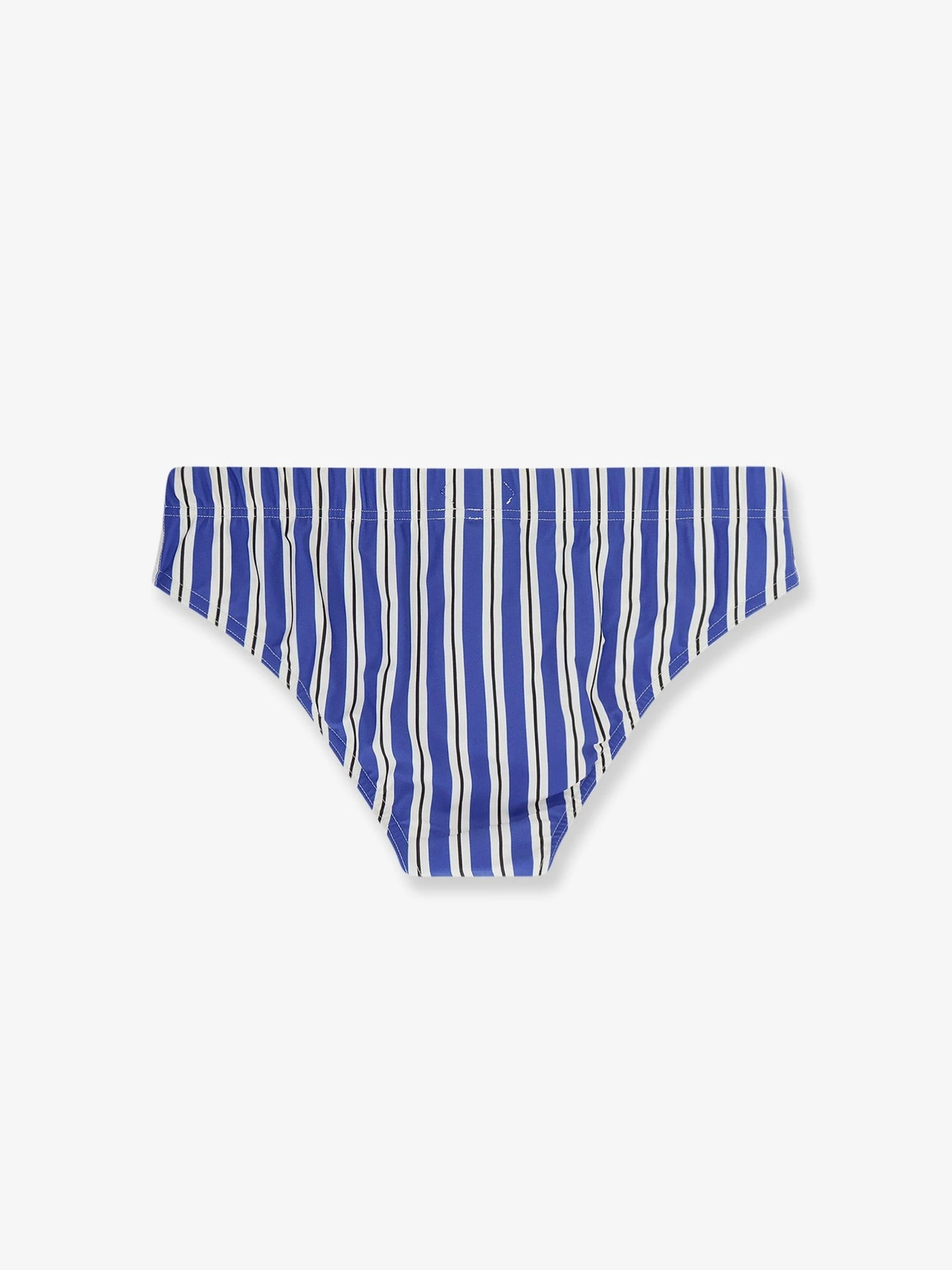 Nylon swim briefs with striped pattern.webp