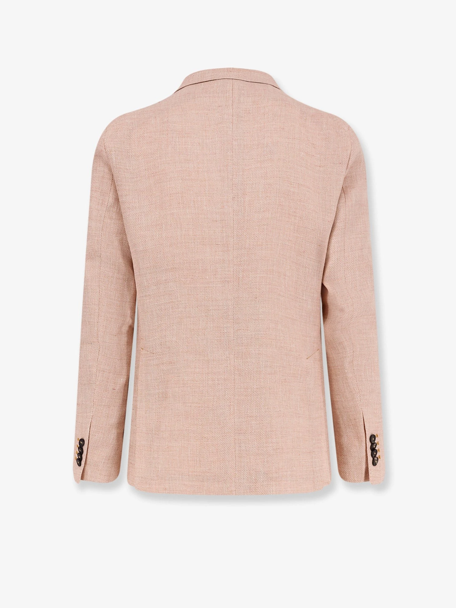 Single-breasted linen and virgin wool blazer.webp