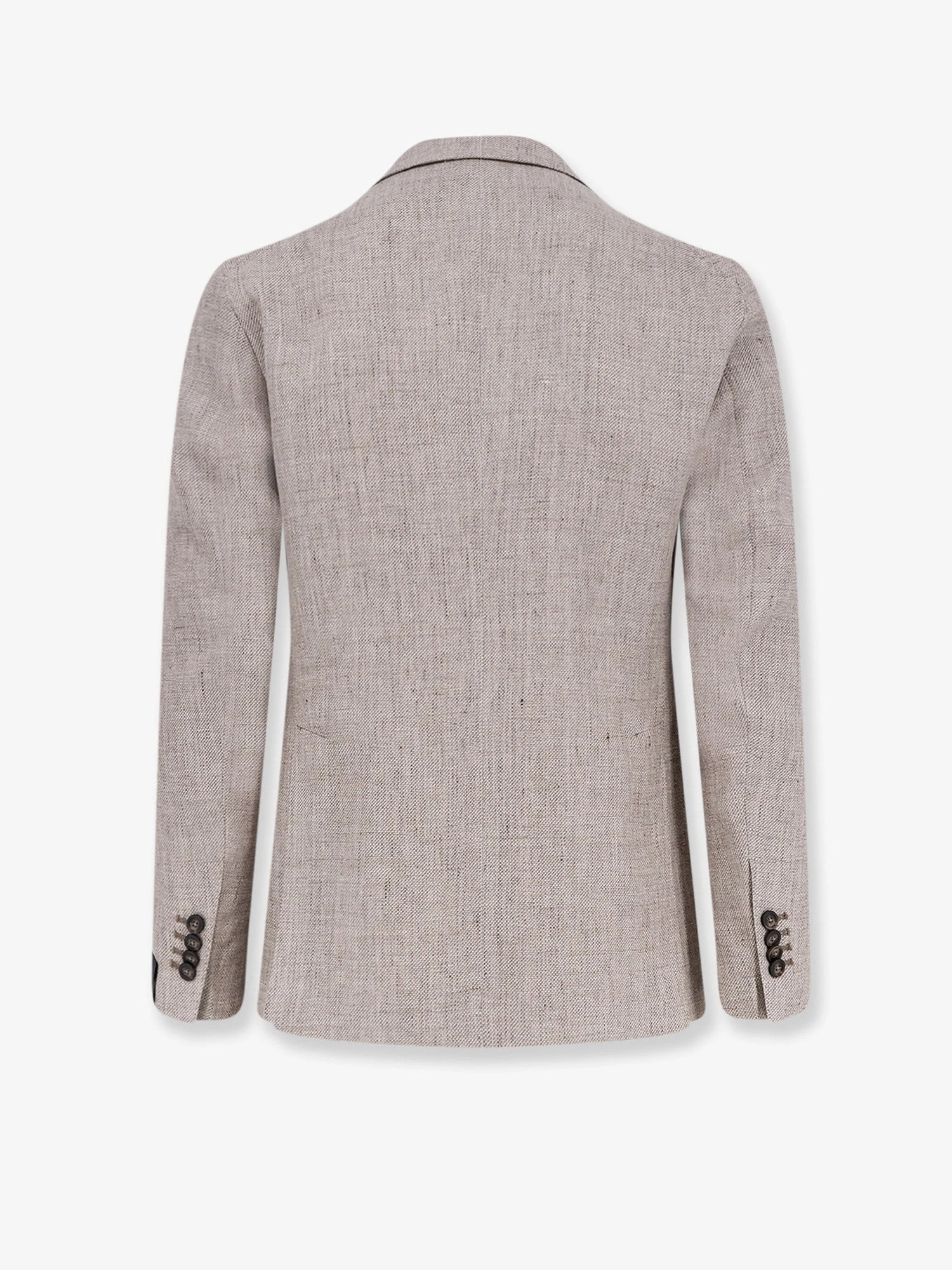 Single-breasted linen and virgin wool blazer.webp