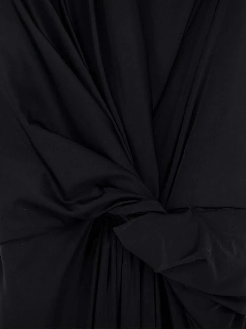 Stretch fabric long asymmetrical dress.webp