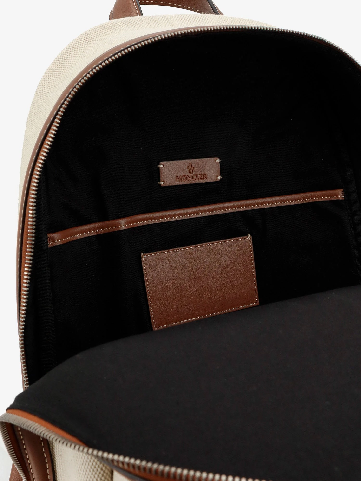 Carlo canvas backpack with embossed Moncler logo.webp