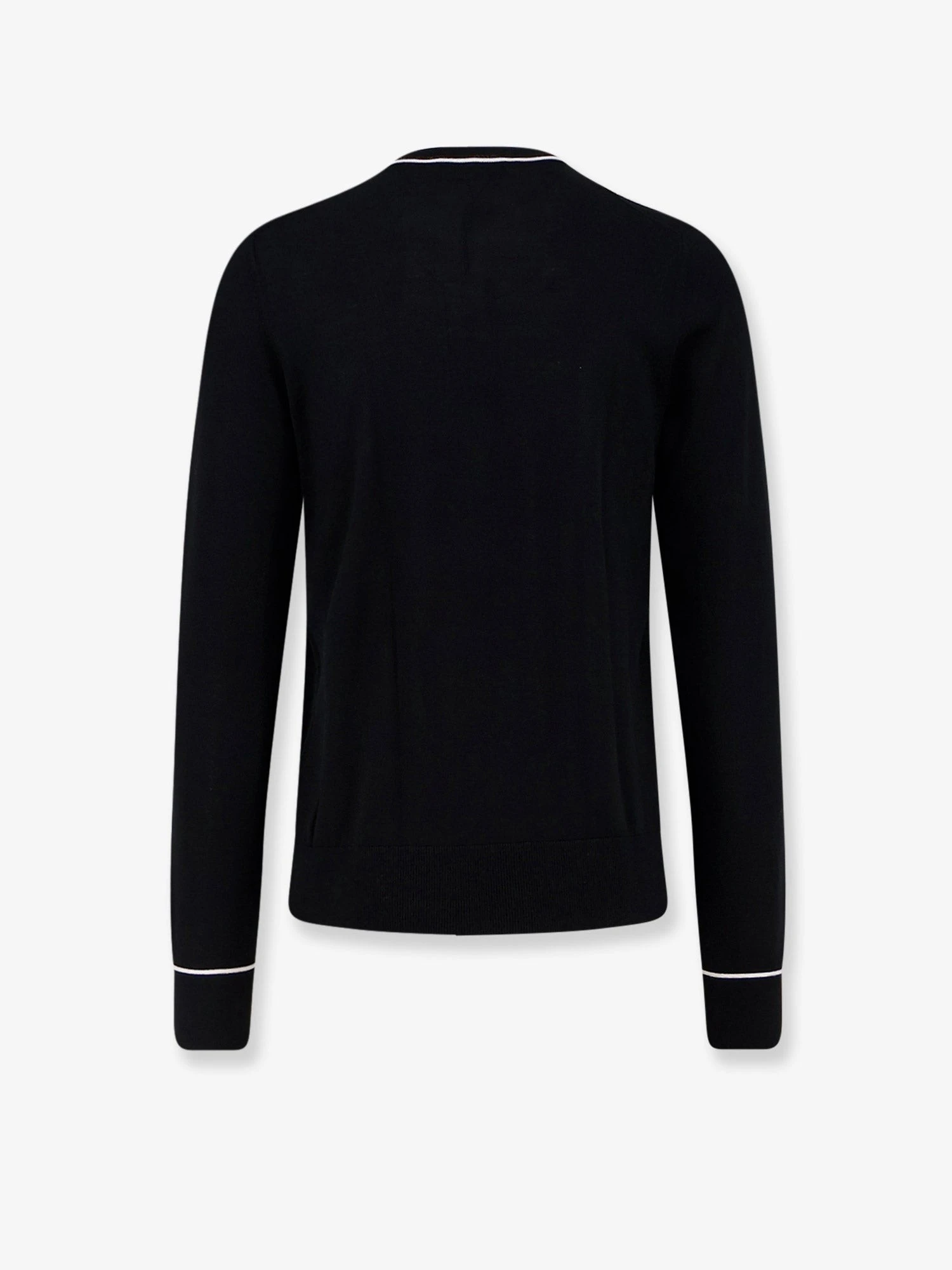 Virgin wool sweater with embroidered DG logo.webp