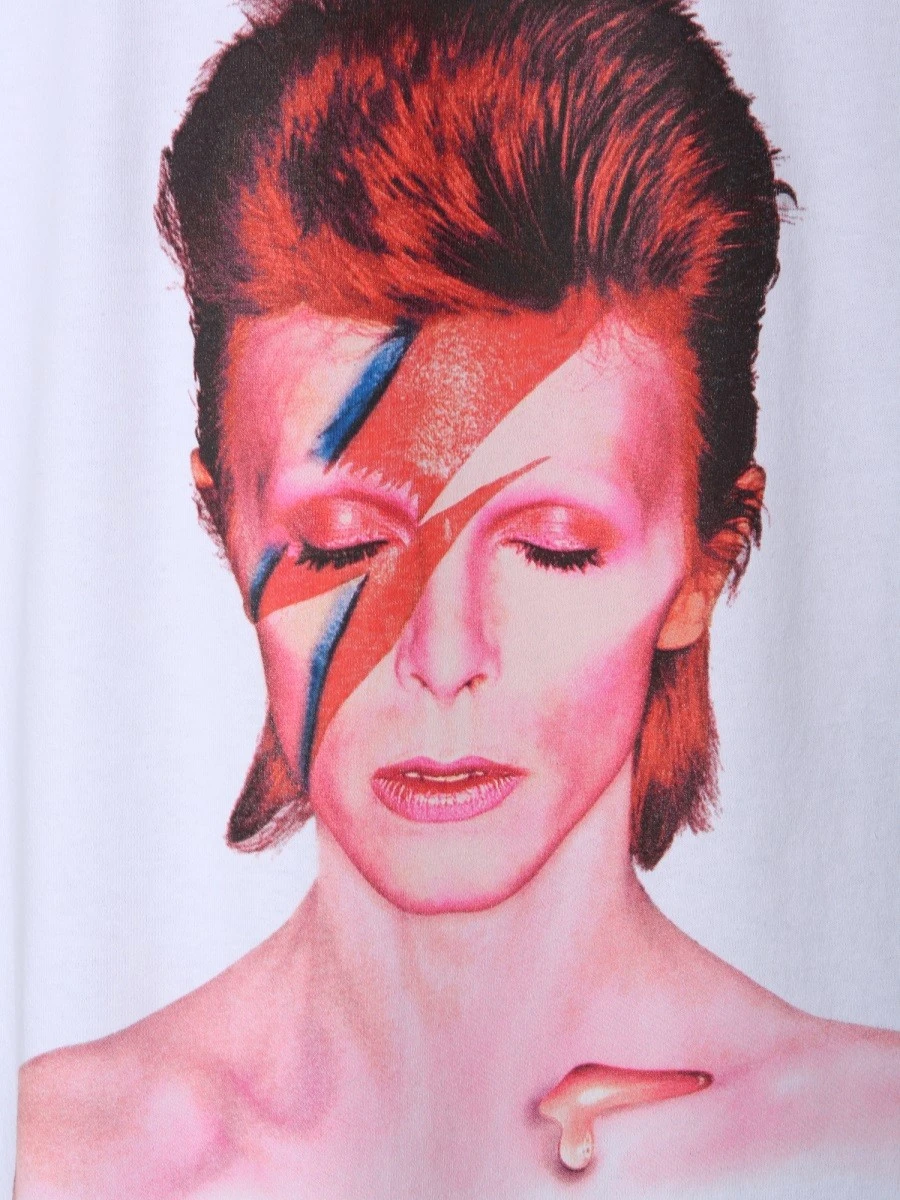 T-SHIRT CON LOGO E STAMPA BOWIE.webp