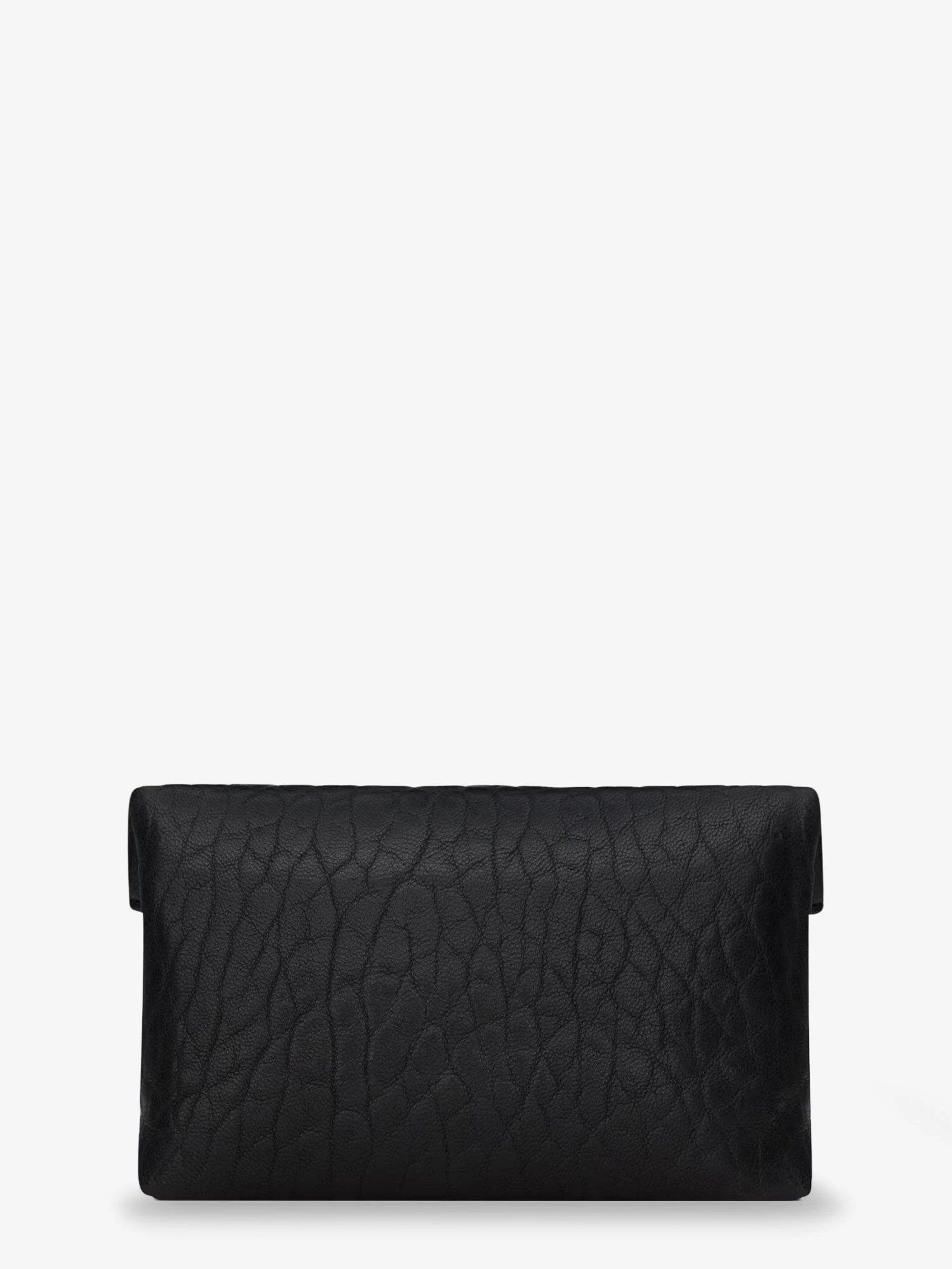 Leather Envelope card holder with Metal Cassandre logo.webp