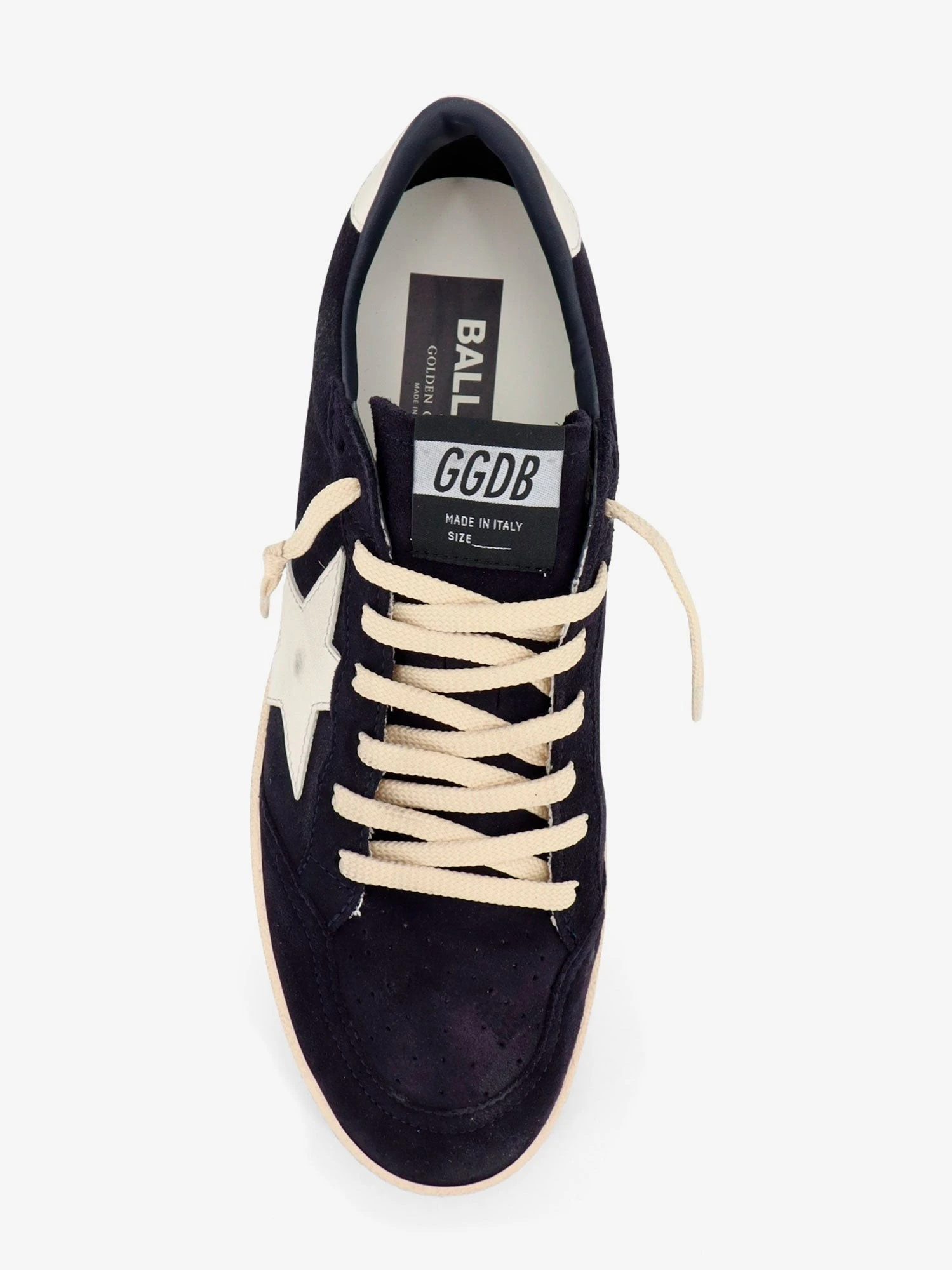 Ballstar suede sneakers with iconic side logo.webp
