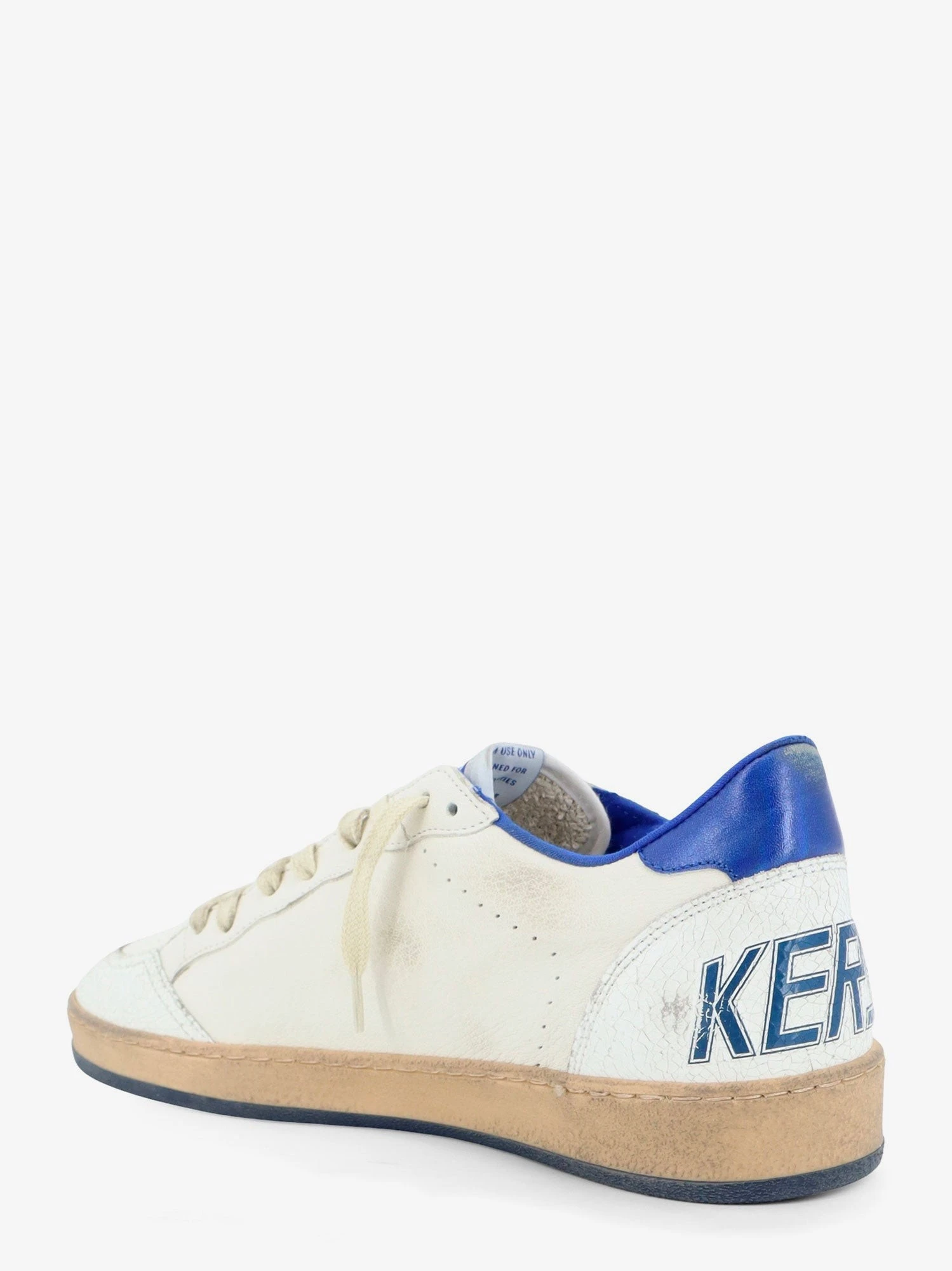 Ballstar leather sneakers with iconic side logo.webp