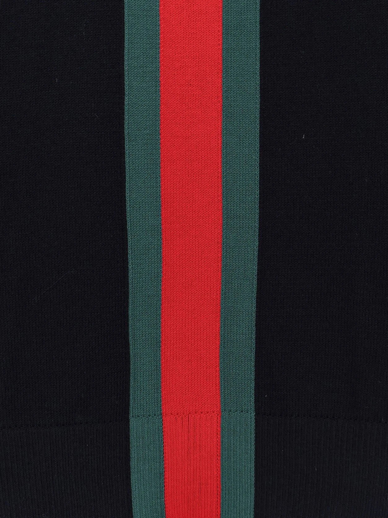 Cotton sweater with Nastro Web inlay.webp
