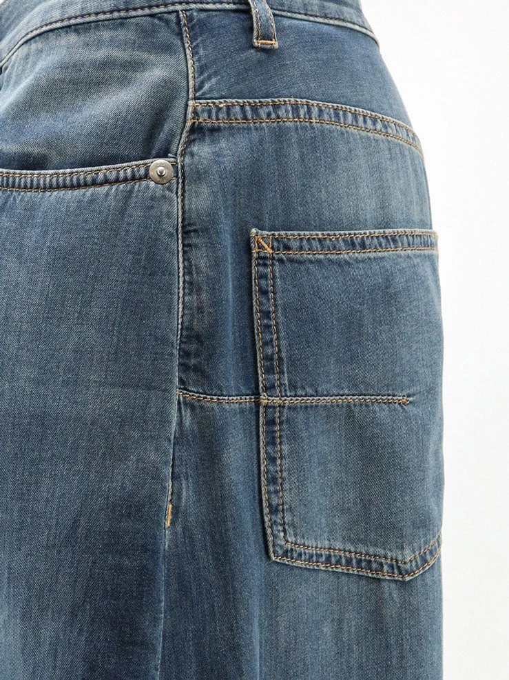Light Denim Jeans with Vintage effect.webp