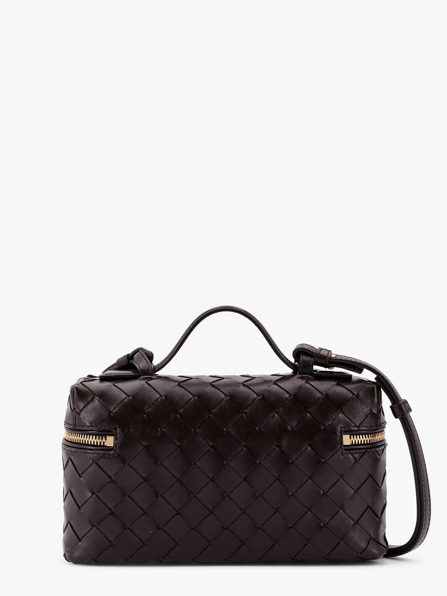 Bang Bang leather shoulder bag with Intrecciato pattern.webp