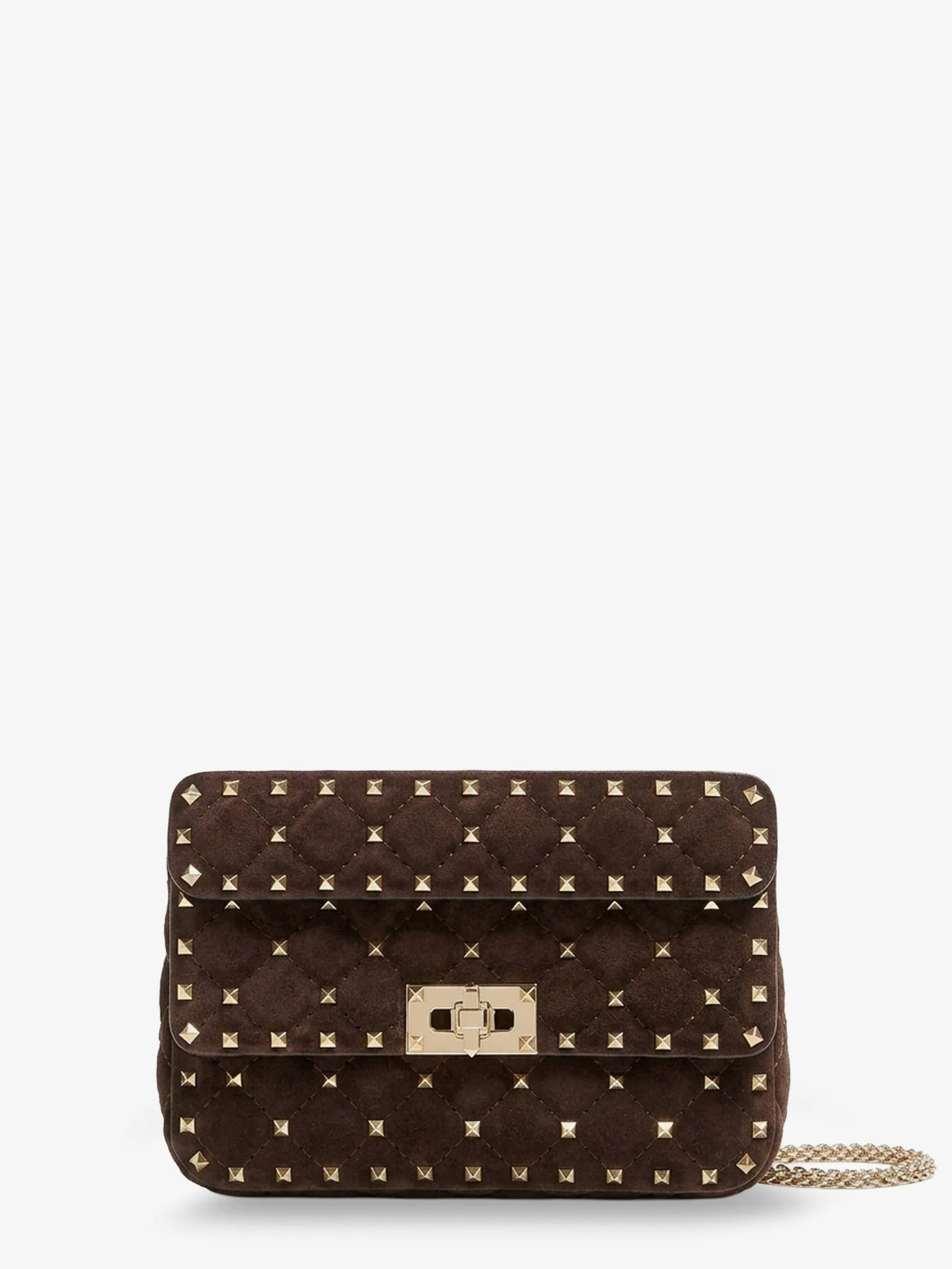 Rockstud Spike suede crossbody bag with all-over studs.webp
