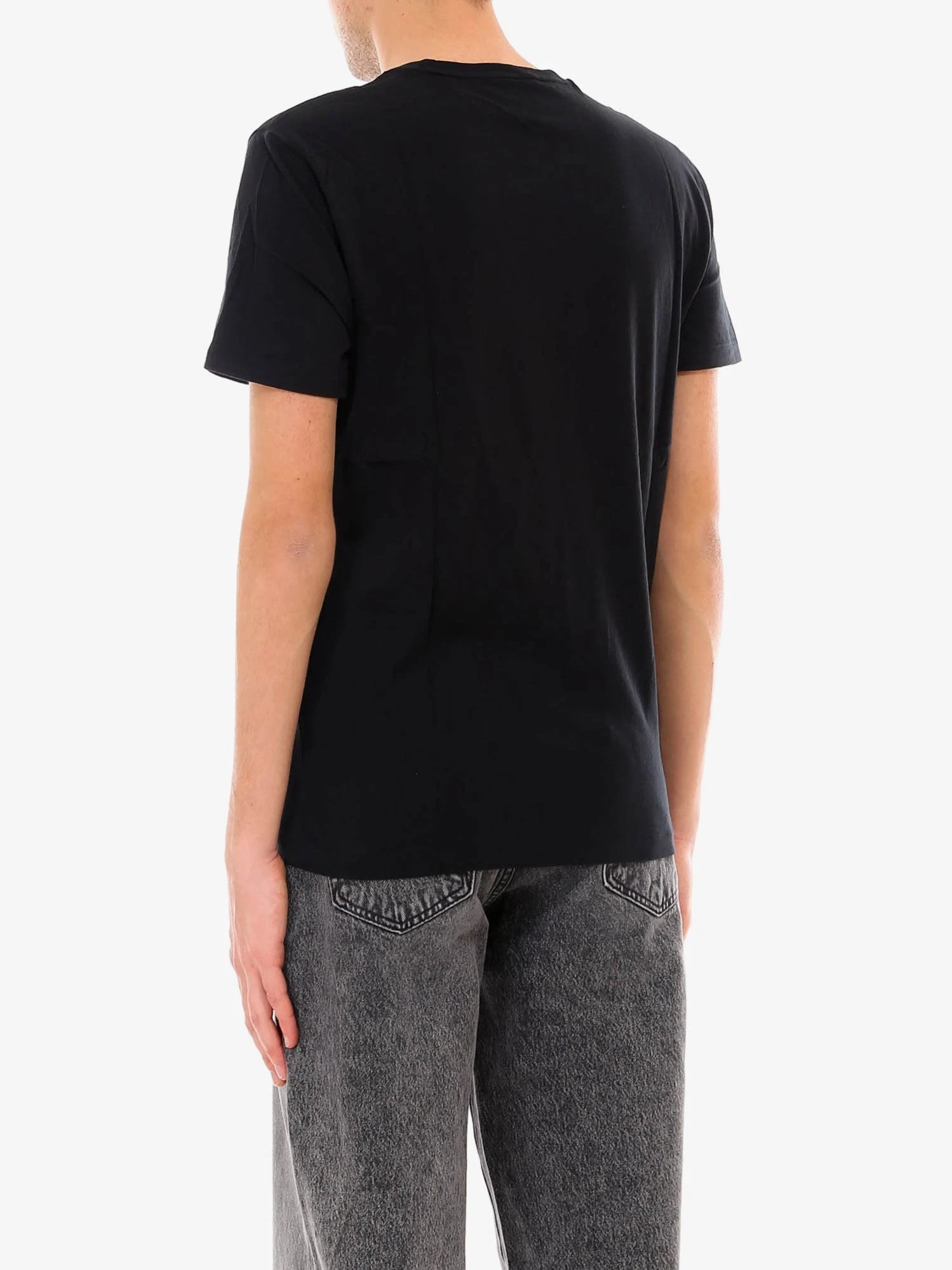 Cotton T-shirt with embroidered logo on the front.webp
