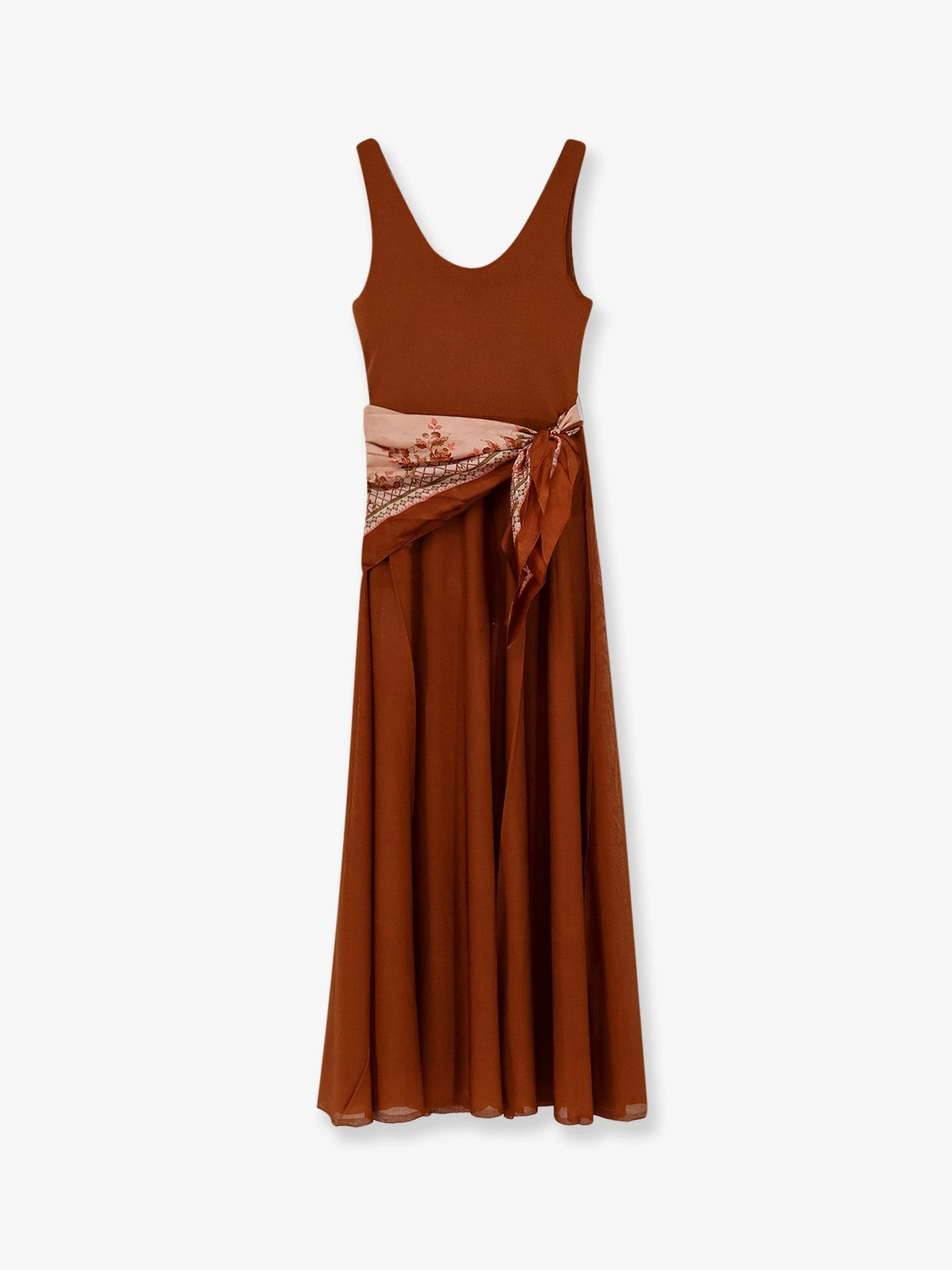 Aster viscose blend long dress.webp