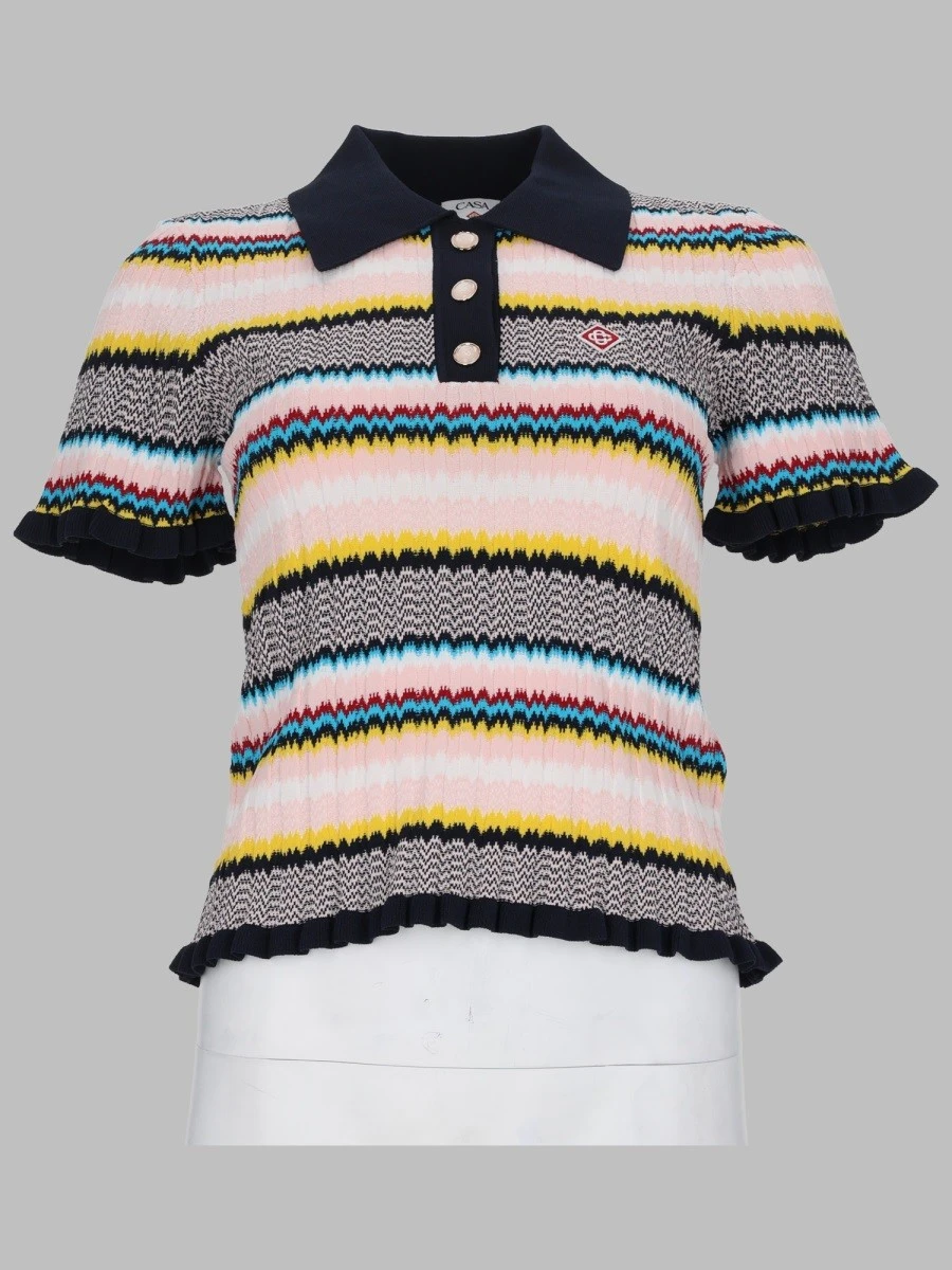 MAGLIA POLO CON MOTIVO CHEVRON.webp