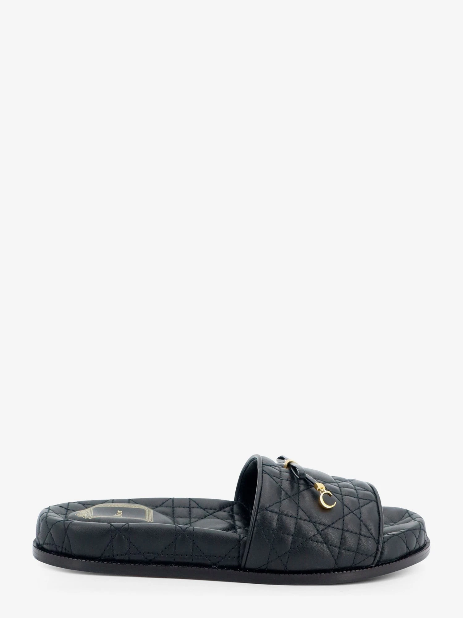 Cannage quilted leather sandals.webp