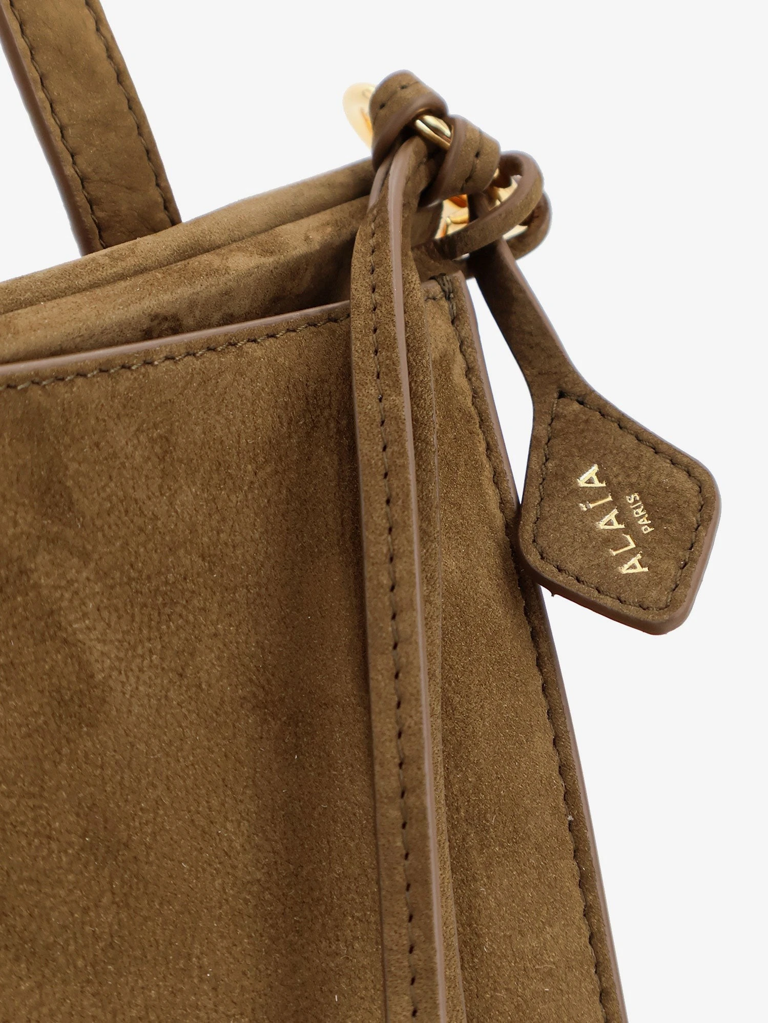 Le Click Pocket 35 nabuck shoulder bag.webp
