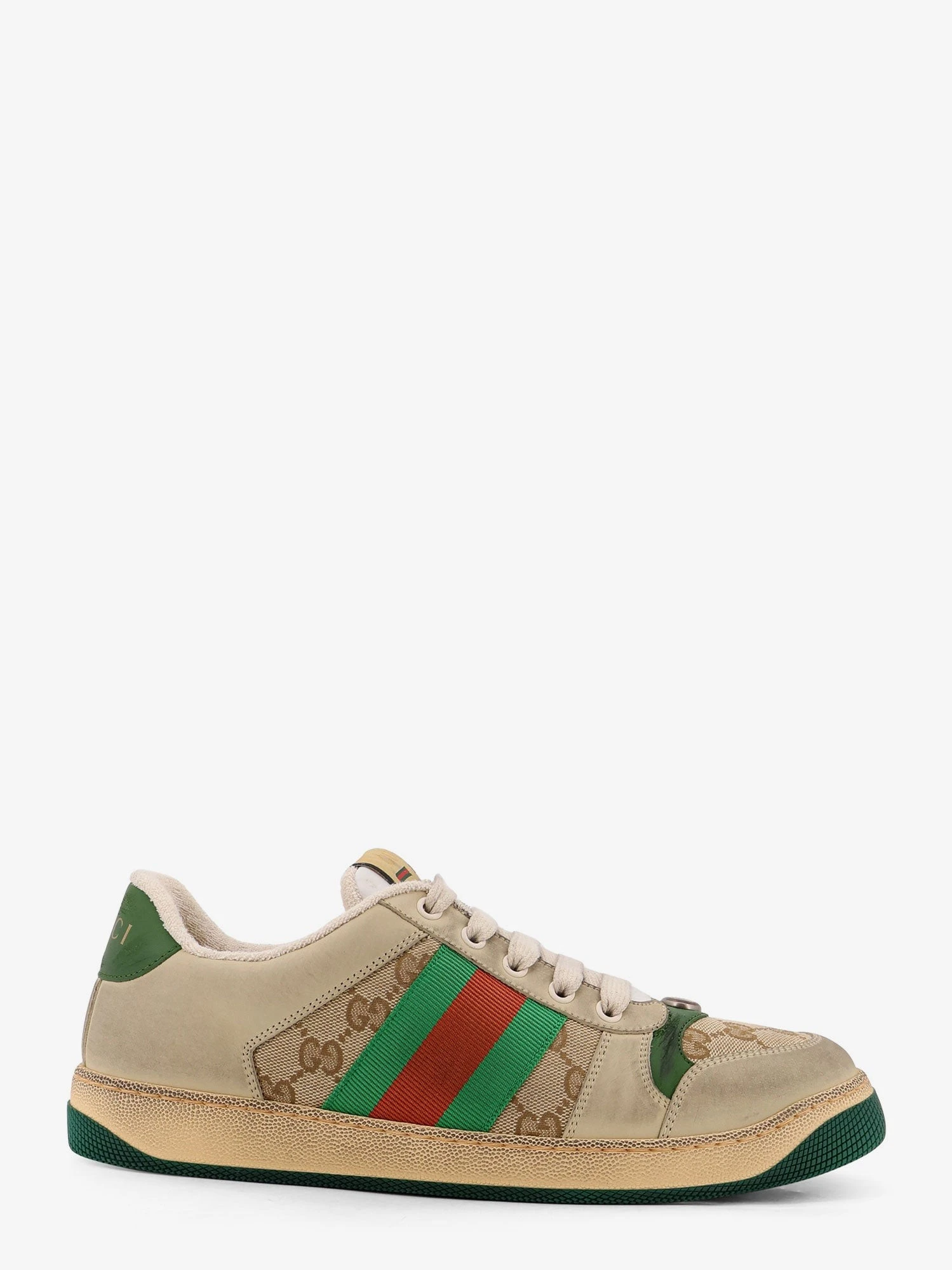 Screener GG low-top vintage leather sneakers.webp