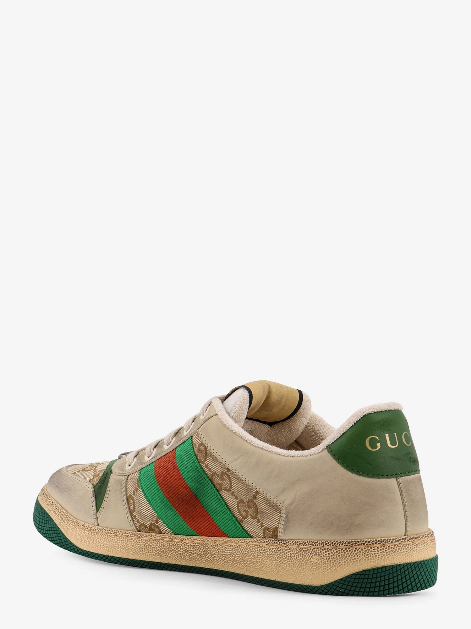 Screener GG low-top vintage leather sneakers.webp