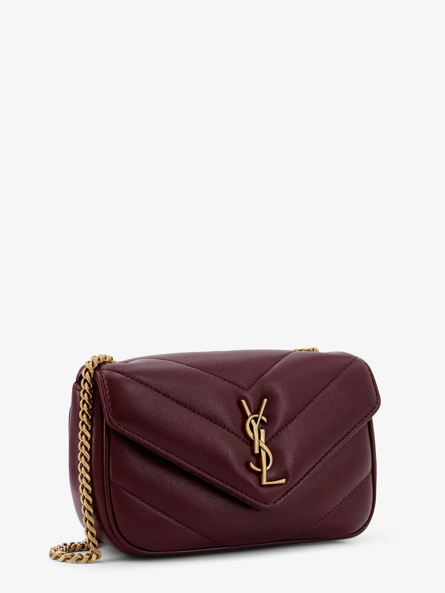 Loulou Mini crossbody bag with chevron stitching.webp